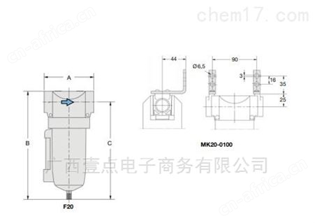 销售AirCom过滤器F20-04WG