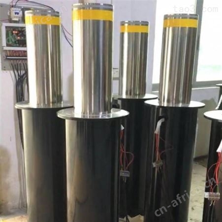 择众全自动升降柱 液压防撞柱阻车路障 不锈钢路桩