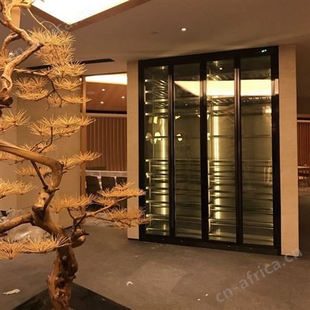 常温不锈钢酒柜 多层规格玫瑰金不锈钢酒架厂家定制