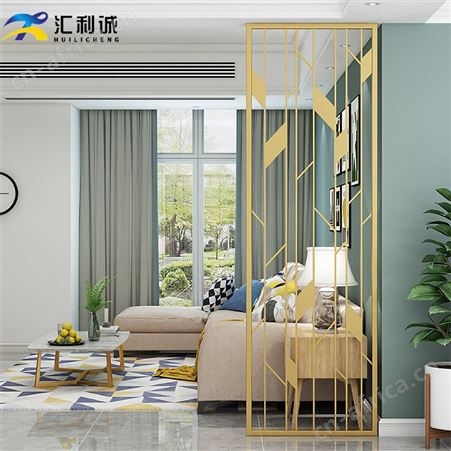 广西简约不锈钢黑色屏风 不锈钢简约风屏风造型定制