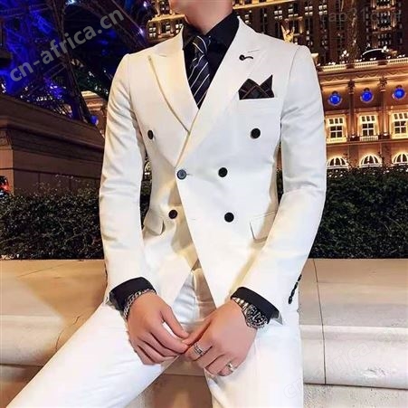 男士年会走秀红毯西服欧式韩式日系西服套装