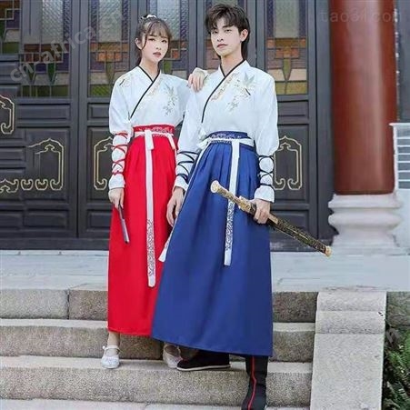 重回汉唐汉服中国风情侣古装套装改良女学生日常出租赁汉元素武侠