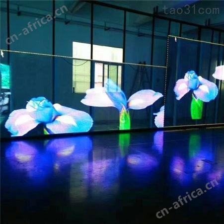 摩拓为供应 LED透明屏 超电容触摸 舞台背景透明屏
