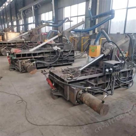 废钢废铁液压打包机 废旧金属边角料压块机 破铁盆彩钢瓦压块机