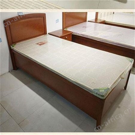 定制环保油漆实木床 贴木皮实木床 旭峰家具 现货供应 