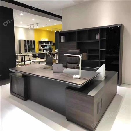 班台 旭峰家具 大气时尚加厚班台 老板台厂家