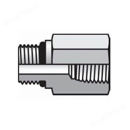 Parker派克管件和端口适配器接头6-1/4 F5OG-S（钢材质公头、1/4英寸、6000psi）