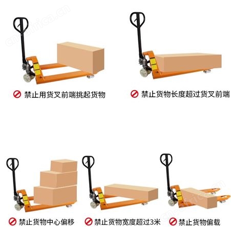 叉车手动液压车 搬运车小型2吨 拖车油压车 手推托盘车铲车地牛