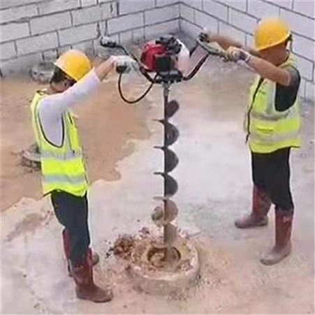 大马力操作简单掏桩芯土工具 手动清桩孔延长螺旋钻