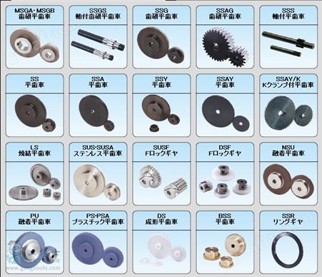 小原齿轮 1模数 40齿 磨齿正齿轮 MSGB1-40 研磨齿轮