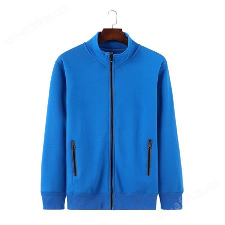 反光条拉链立领卫衣定制开衫外套工作服广告衫定做印LOGO