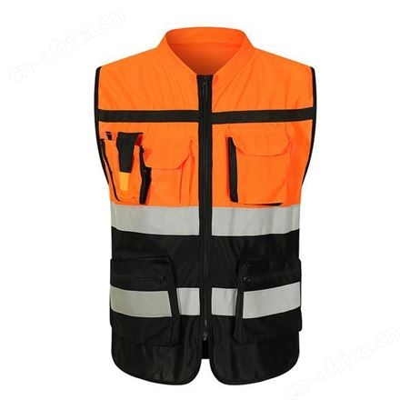 反光马甲定制印logo志愿者交通骑行工作服拼色工地施工安全服背心