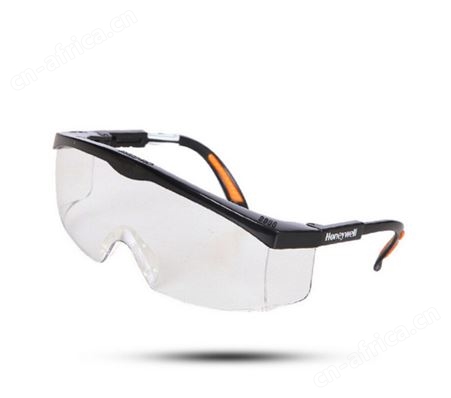 霍尼韦尔100210 S200A黑镜框耐刮擦防冲击飞溅物紫外线护目镜
