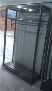 珠宝店不锈钢黑钛镜面展示柜 服装不锈钢展示架