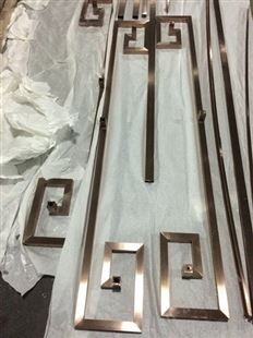 方形不锈钢拉手 黑钛拉丝无指纹不锈钢拉手