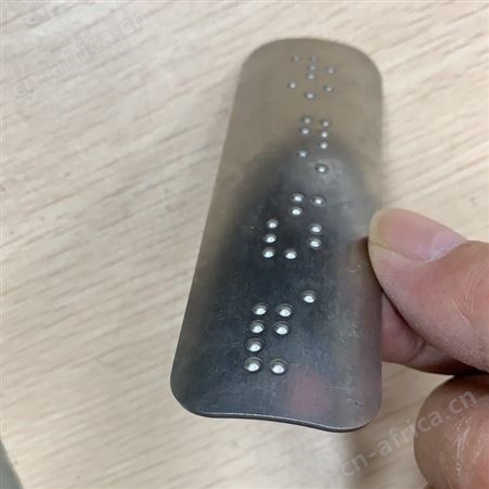 香港不锈钢盲文摸读标牌 澳门残疾人专用 不锈钢盲文制品厂家