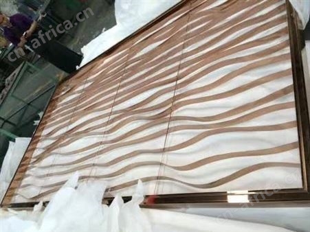 钛金不锈钢屏风隔断 酒店包厢不锈钢屏风隔断