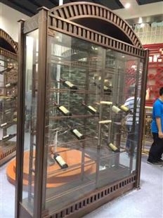 定做小户型家用不锈钢恒温酒柜不锈钢酒柜