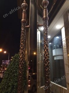 方形不锈钢拉手 黑钛拉丝无指纹不锈钢拉手