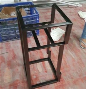 现代镂空黑钛不锈钢展示架 服装不锈钢中岛架