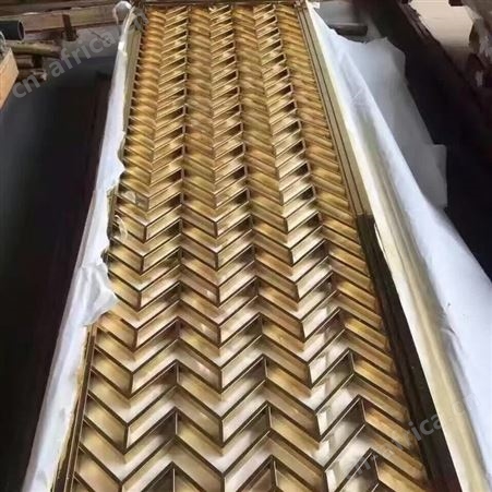 钛金不锈钢屏风隔断 酒店包厢不锈钢屏风隔断