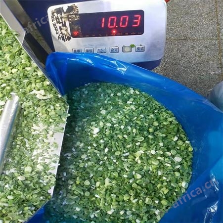 绿拓食品现货供应速冻香葱圈 调料用成品葱段袋装品质保障