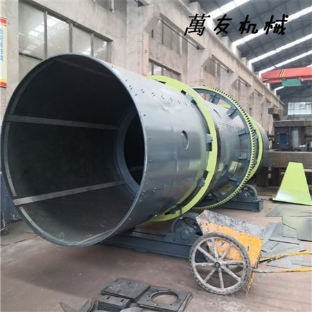 萬友牛粪羊粪有机肥造粒机滚筒式颗粒机1.2米*6米