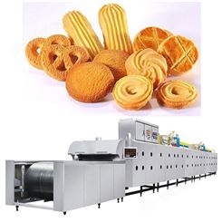 饼干生产工艺 小型曲奇饼干机器  夹心曲奇饼干机器 曲奇熊猫饼干机 冰淇淋麻薯机 曲奇饼干生产线 曲奇饼生产设备