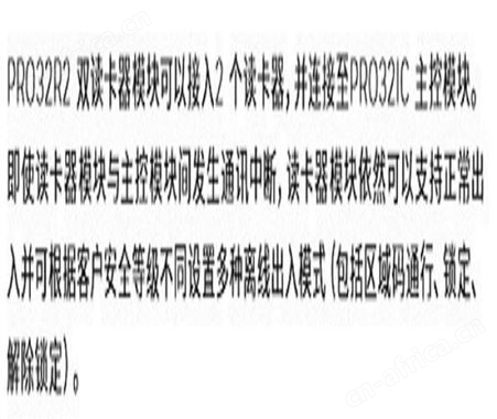 霍尼韦尔 PRO32R2 双读卡器模块