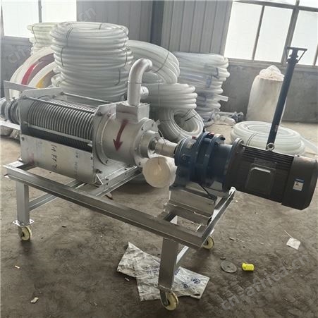 诚誉 红薯渣脱水机 养殖场固液挤干机 螺旋挤压式粪便处理机
