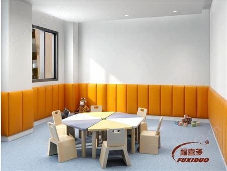 德兴市儿童训练室环保软包墙围*感统教室环保防撞立体卡通墙贴*幼儿园专用软包墙裙 颜色可以定制