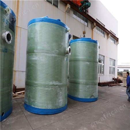 淮安城市污水提升泵站供应  昊华鼎盛 玻璃钢预制泵站