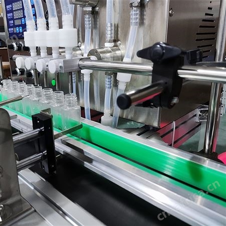 全自动精油罐装旋盖机 粘稠液体灌装机生产线 自动油灌装机械设备