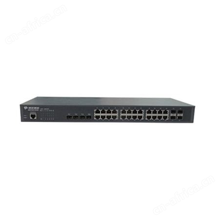 博达 S2956 48千兆电+8万兆光标准二层网管 机架式安装（可做为约200个高清摄像头核心）