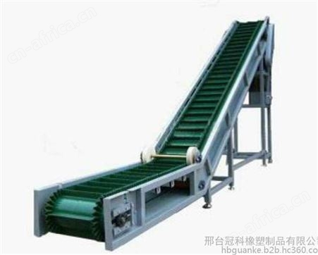 pvc3.0绿平裙边挡板输送带 pvc工业皮带