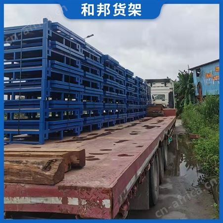 钢制重型堆垛架折叠仓储叠放式插管式物料布料食品叠高货架定制