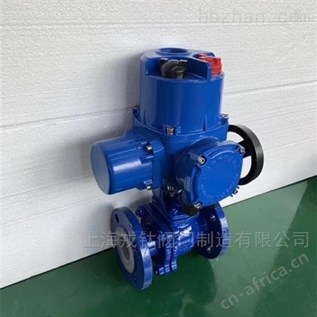 Q941F46电动O型衬氟调节球阀