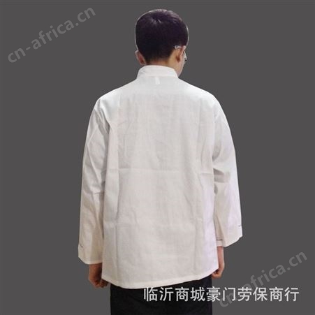 厨师工作服长袖短袖男女秋冬季长袖糕点烘焙工作服酒店白色厨师服