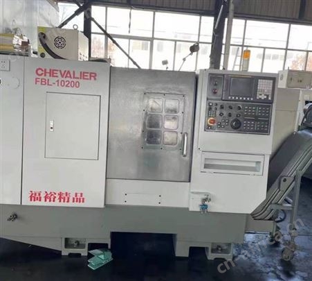 二手机床福裕FBL-10200斜轨数控车床8寸卡盘8工位刀塔
