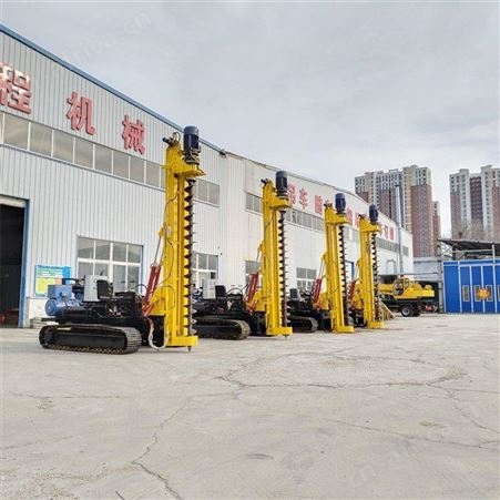 多角度高举升锚固钻机 自行伏打桩机 多地形基坑螺旋钻机