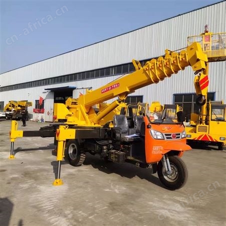 农用建筑工地三轮吊三轮随车吊 时风五征底盘定制3吨5吨起重吊机