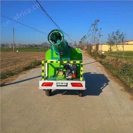 轮胎式电动三轮洒水车 小型多功能道路雾炮车 省时省力