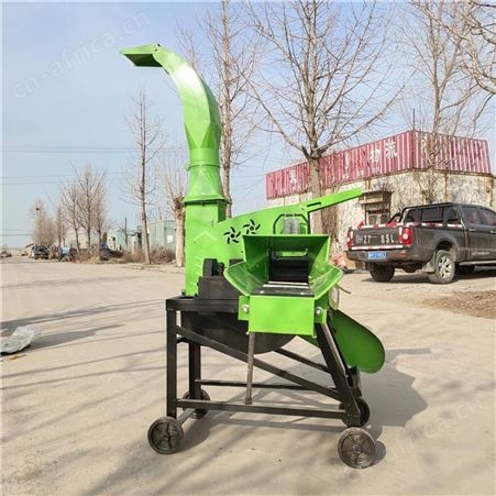 粉碎式小型 多功能苞米杆子揉丝机 干湿两用高喷铡草机
