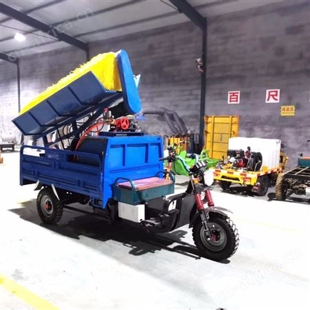 全自动围挡清洗车  工地多功能小型清洗车  农用三轮护栏清洗车