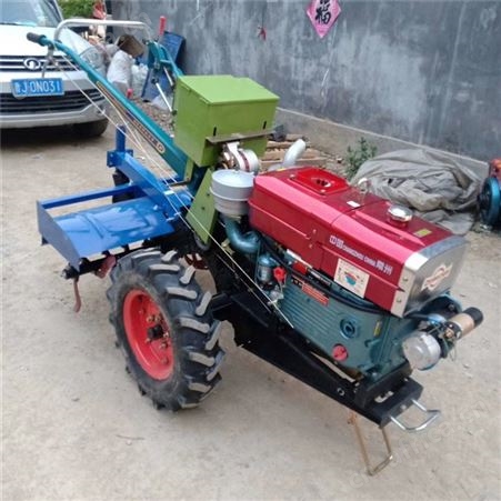农用手扶拖拉机 可悬挂各种农具 旋耕开沟一体机 佩戴水泵