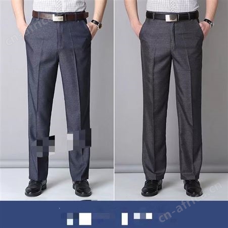 地摊货源跑江湖服装中老年秋季休闲棉料多袋直通男士西裤长裤批发