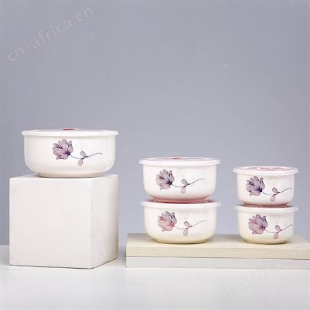 MOM 郁金香保鲜碗五件套 5150 美誉徐州礼品定制 礼品加盟网 MY-SCS-L5-56