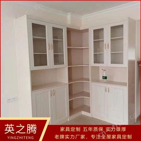 英之腾家居卧式 木制推拉式移动门 多层储物更衣柜