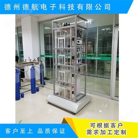 模拟电梯教学实训装置四层透明电梯教学模拟设备电梯学习平台德航科技