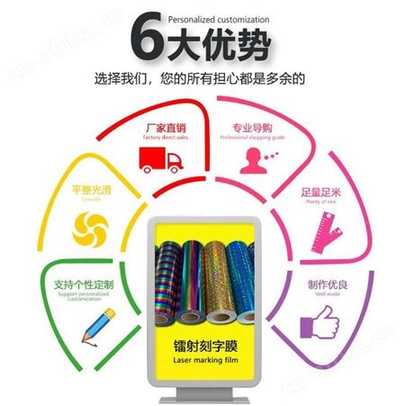 镭射烫画彩色热转印刻字膜数码印花T恤广告衫球衣耗材烫图热转印绘图膜